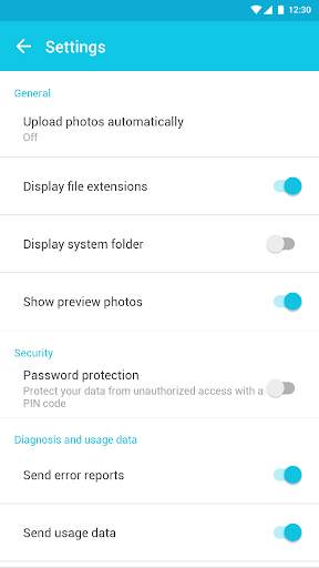 IONOS HiDrive screenshot 6