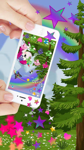 Lovely Forest Unicorn Star Theme screenshot 1