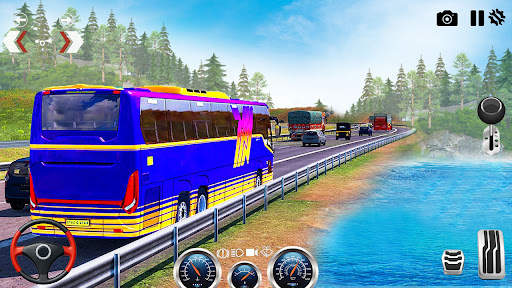 Offroad Coach Driving Bus Game screenshot 2