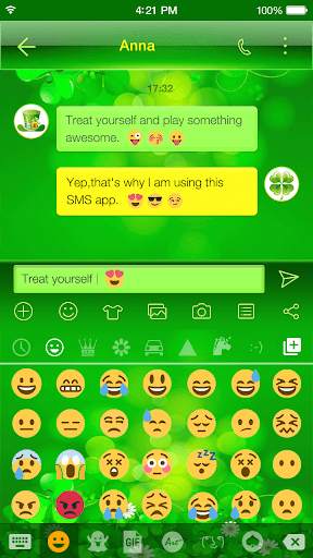 St. Patrick Day Emoji Keyboard स्क्रीनशॉट 9