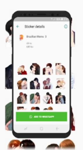 Kiss Stickers for Whatsapp 2021 screenshot 10