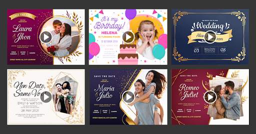 Invitation Video Maker- Video Ecards Invites Maker screenshot 2