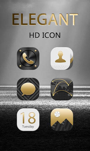 Elegant GO Launcher Theme screenshot 2