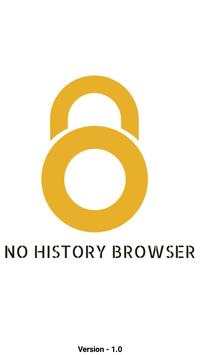 हिस्ट्री सेव नहीं होता No History Browser 2019 screenshot 1