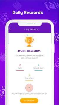 Spin and earn - unlimited earn money online स्क्रीनशॉट 7