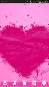 Launcher Theme Pink Heart screenshot 2