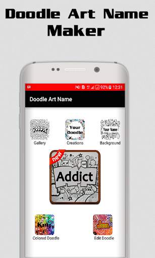 Doodle Art Name - Doodle Maker screenshot 2