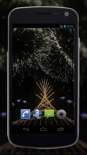 4K Fireworks Video Live Wallpaper screenshot 1