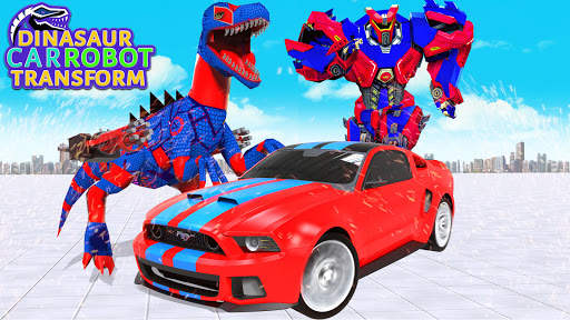 Dinosaur Robot Car Transform: Dino Transport Sim скриншот 1