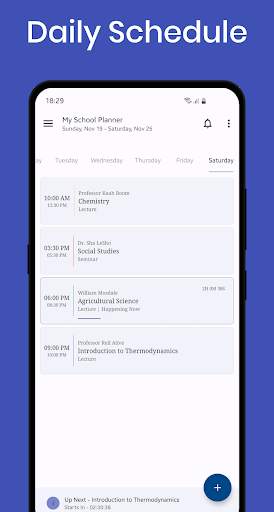 School Planner - Timetable screenshot 2