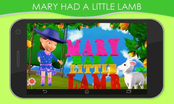 3D Nursery Rhymes for Kids 4 تصوير الشاشة