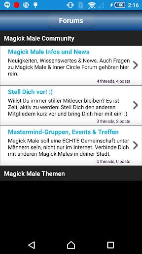 MagickMale Forum screenshot 1