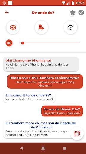 Belajar Bahasa Portugis - Mendengarkan & Berbicara screenshot 5