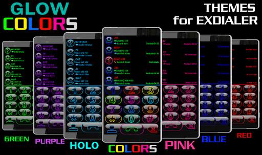 THEME GLOW COLORS EXDIALER screenshot 2