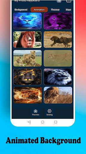 Lightning lion king Keyboard скриншот 2