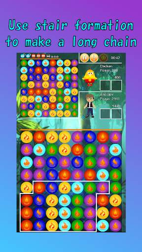 Fire Block Battle - a new type of puyopuyo puzzle screenshot 4