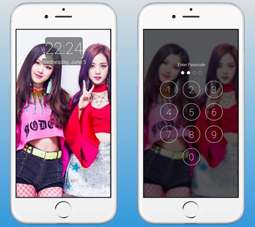 BlackPink Ice Cream Lock Screen screenshot 4