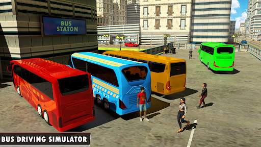 Bus Kota Mengemudi 3D-Game Bus screenshot 6
