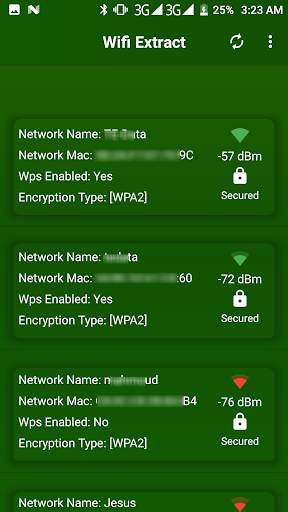 WiFi Extract كشف الواى فاى screenshot 3