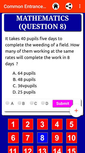 National Common Entrance Exam Practice (Offline) screenshot 8