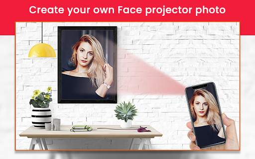 Mobile Phone Face Projector Photo Frame 6 تصوير الشاشة