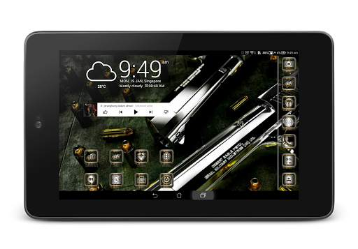 SilverGold 3D Icon CM&Launcher screenshot 16