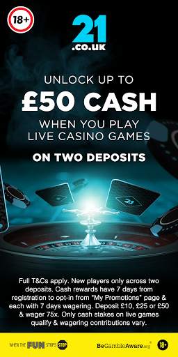 21.co.uk Online Casino & Real Money Slots screenshot 1