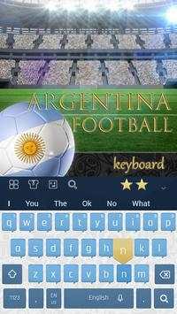 Argentina Football Keyboard 2 تصوير الشاشة