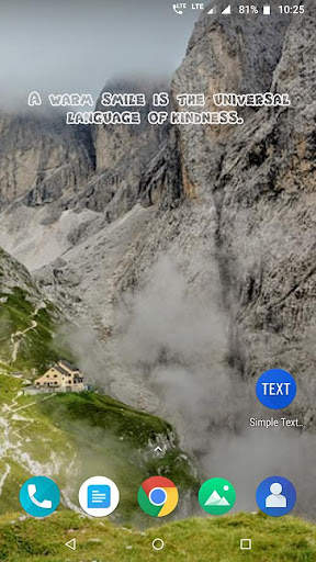 Simple text widget - Text widget for android screenshot 7