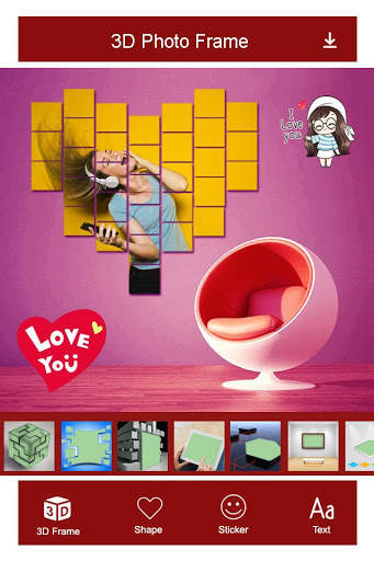 3D Photo Frame : Photo Editor 4 تصوير الشاشة