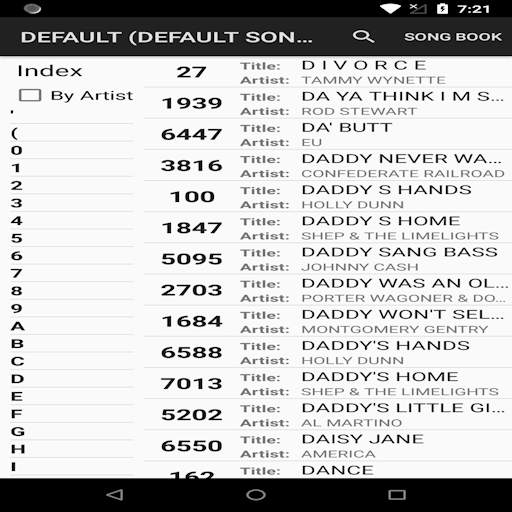 Karaoke Songbook Viewer REL20200327