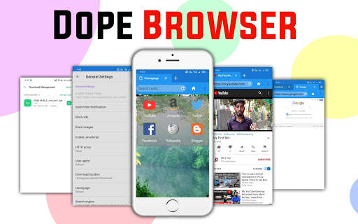 Dope Browser-SuperFast,More Secure,News & Ad Block screenshot 1