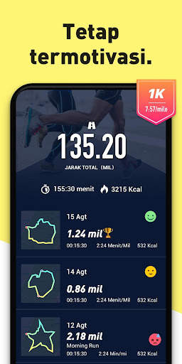 Pelari Peta - Aplikasi Lari screenshot 6
