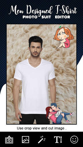 Man T Shirt Photo Suit screenshot 4