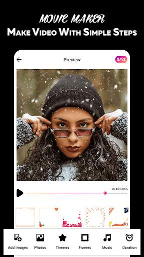 Photo movie maker with song - Slideshow maker screenshot 2