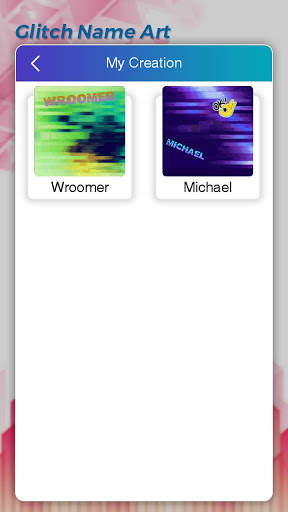 Glitch Name Art Maker screenshot 6