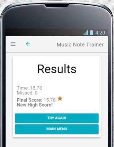 Music Note Trainer Lite screenshot 5