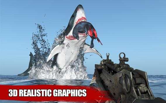 World Big Angry Shark Hunting game 2019 screenshot 1
