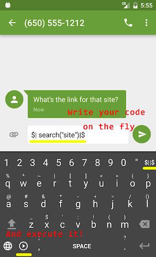 Script Keyboard screenshot 2