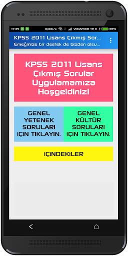 KPSS 2011 Lisans Çıkmş Sorular screenshot 1