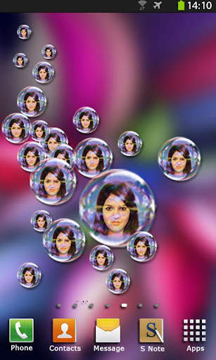Photo Bubbles Live Wallpaper screenshot 3