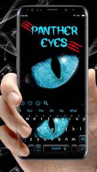 Black Panther Eyes Keyboard Themes screenshot 1