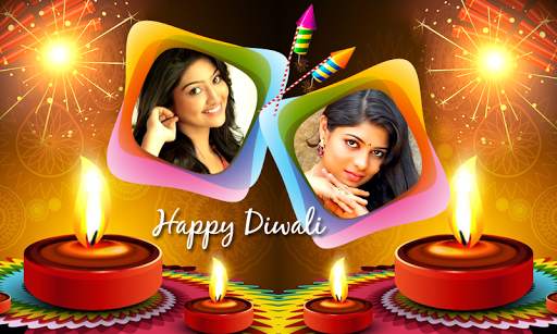Diwali Photo Frames Dual screenshot 1