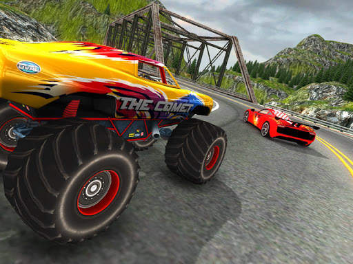 Crazy Car vs Monster Racing 3D screenshot 7