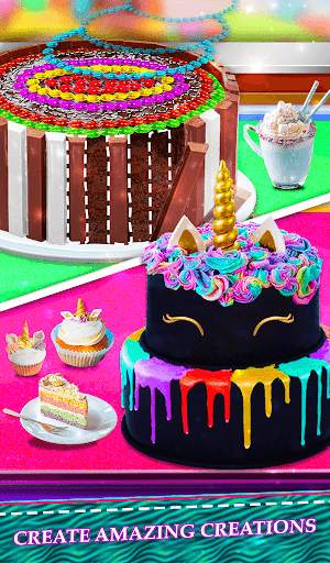 Real Cakes Cooking Game! Rainbow Unicorn Desserts screenshot 13