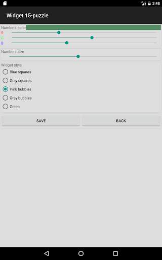 Widget 15-Puzzle screenshot 6