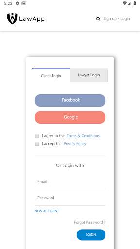 LawApp screenshot 2
