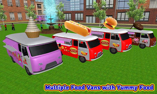Food Truck Driving 2019: Ice Cream Factory screenshot 1