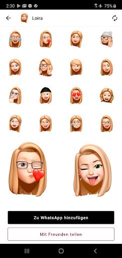 Memoji Stickern WASticker screenshot 1