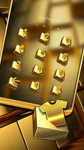 Gold Cubes Launcher Theme screenshot 4